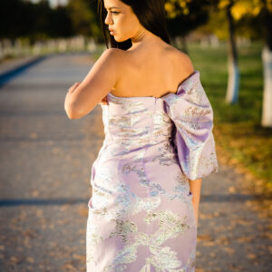 Fem Brocate Elegant Purple - Image 6