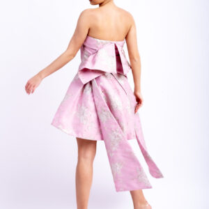 Fem Brocate Rose Bow - Image 4